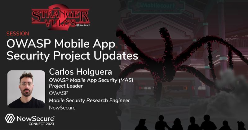 OWASP_MAS's tweet photo. Next OWASP MAS talk by @grepharder coming Wed Oct 11, 3:45 PM EDT / 9:45 PM CEST
Session Info: https://t.co/fq9n9RH2hl
REGISTER HERE: https://t.co/vLYcuE9tF0
@NowSecureMobile #NSConnect23 https://t.co/ftD5lXXaZs