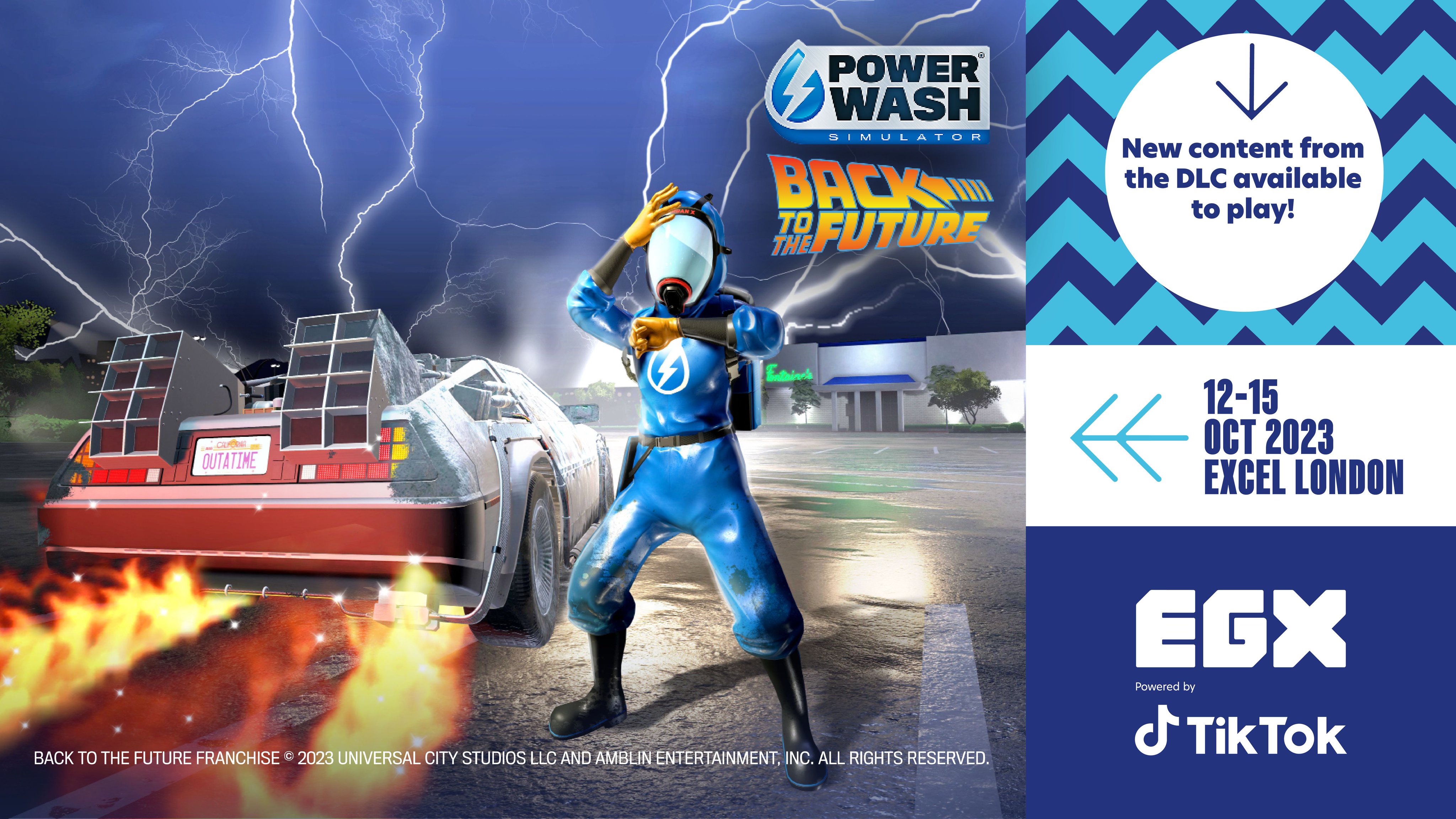 PowerWash Simulator's Back To The Future DLC is out now