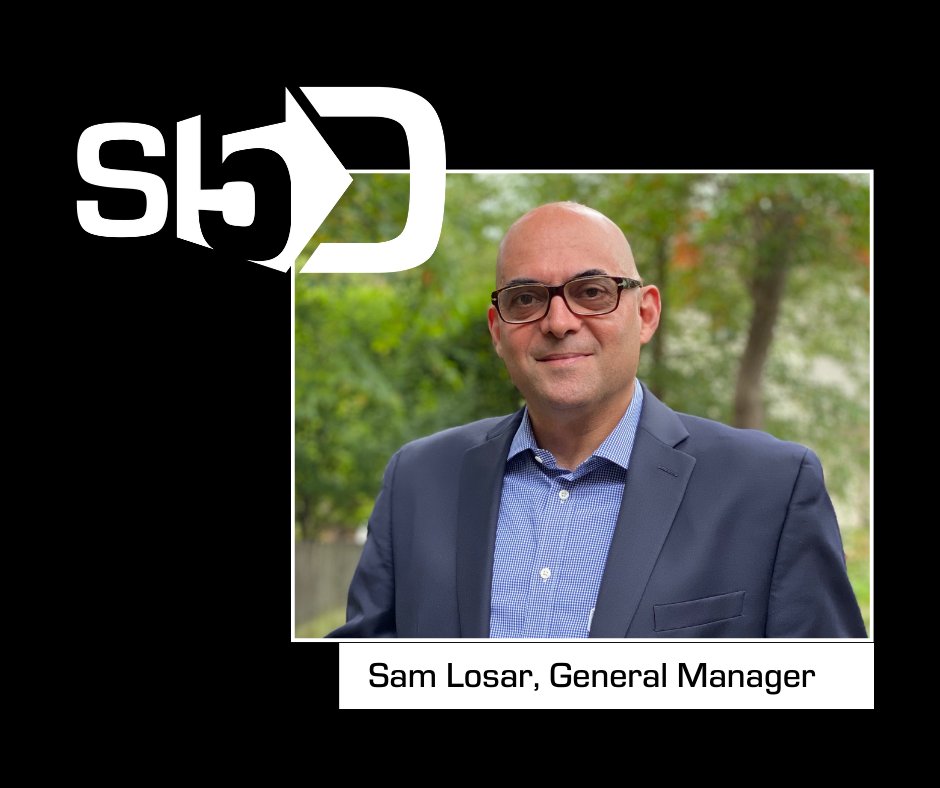 Excited to announce the appointment of Sam Losar as S5D's new General Manager, who brings 25+ years of tech expertise, including prior CEO roles. Former GM Jeff Meisner is transitioning full-time to his CRO role at @GlimpseGroup. PR→ rb.gy/i9vua $vrar