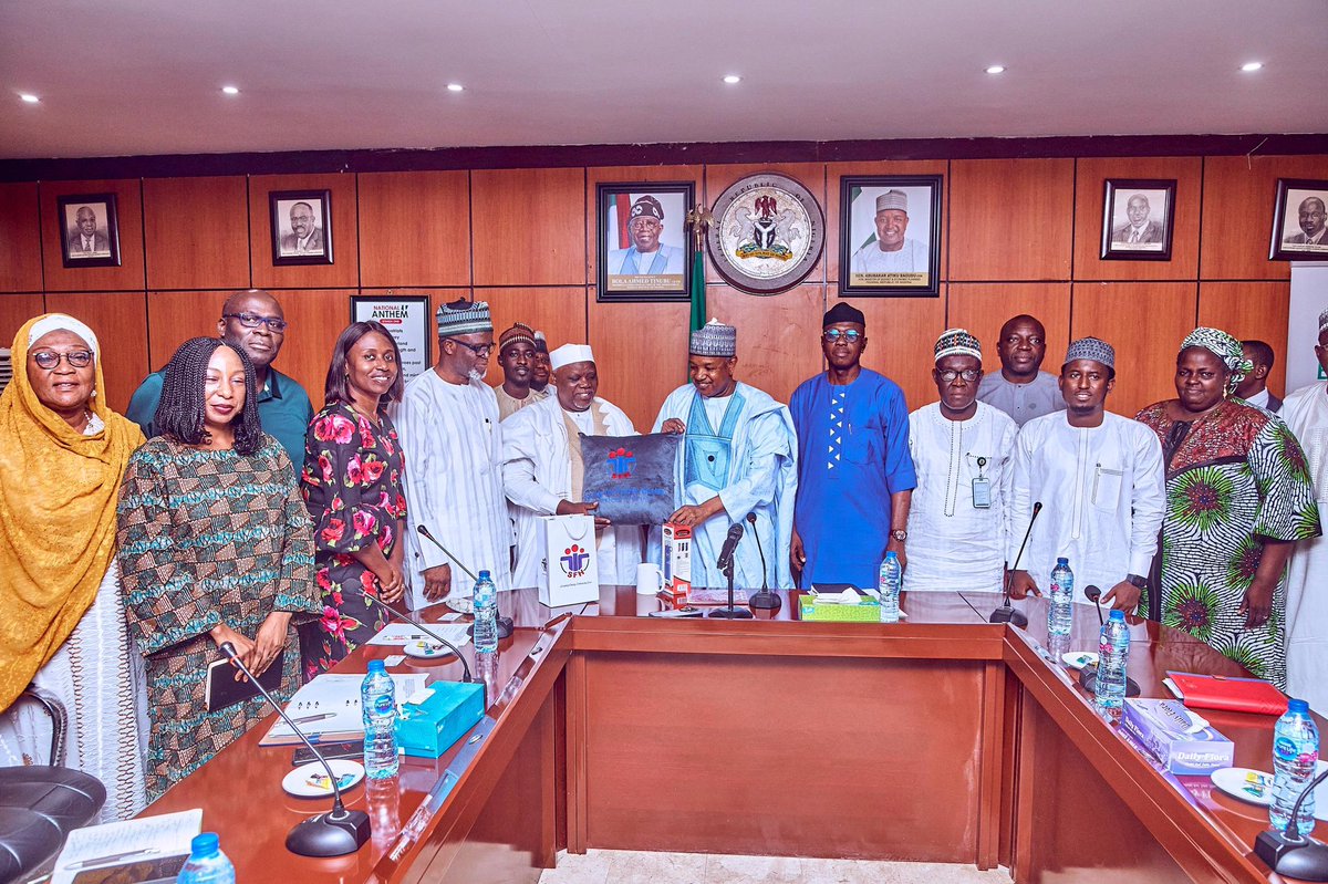 Today, we welcomed a courtesy visit from the Society for Family Health (SFH) <a href="/SFHNigeria/">Society for Family Health</a>, a dynamic organization with a rich history of championing universal health coverage and social justice in Nigeria.

SFH began as a Nigerian non-governmental organisation (NGO) and has since