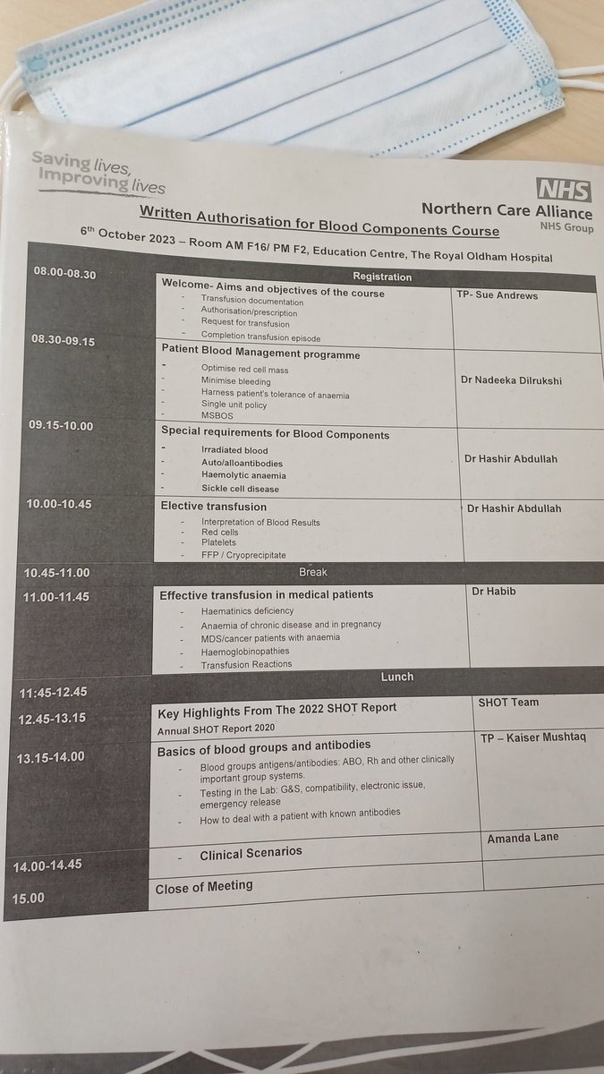 cally littler (@cally_littler) on Twitter photo Had a delightfully academic day at the Royal Oldham today with <a href="/NCAlliance_NHS/">Northern Care Alliance NHS Foundation Trust (NCA)</a> on my journey to become a non-medical authoriser of blood components. Thank you for such an educational day 🥰 lots to get my teeth into! <a href="/whh_act/">WHH Acute Care Team</a> Had a delightfully academic day at the Royal Oldham today with <a href="/NCAlliance_NHS/">Northern Care Alliance NHS Foundation Trust (NCA)</a> on my journey to become a non-medical authoriser of blood components. Thank you for such an educational day 🥰 lots to get my teeth into! <a href="/whh_act/">WHH Acute Care Team</a>