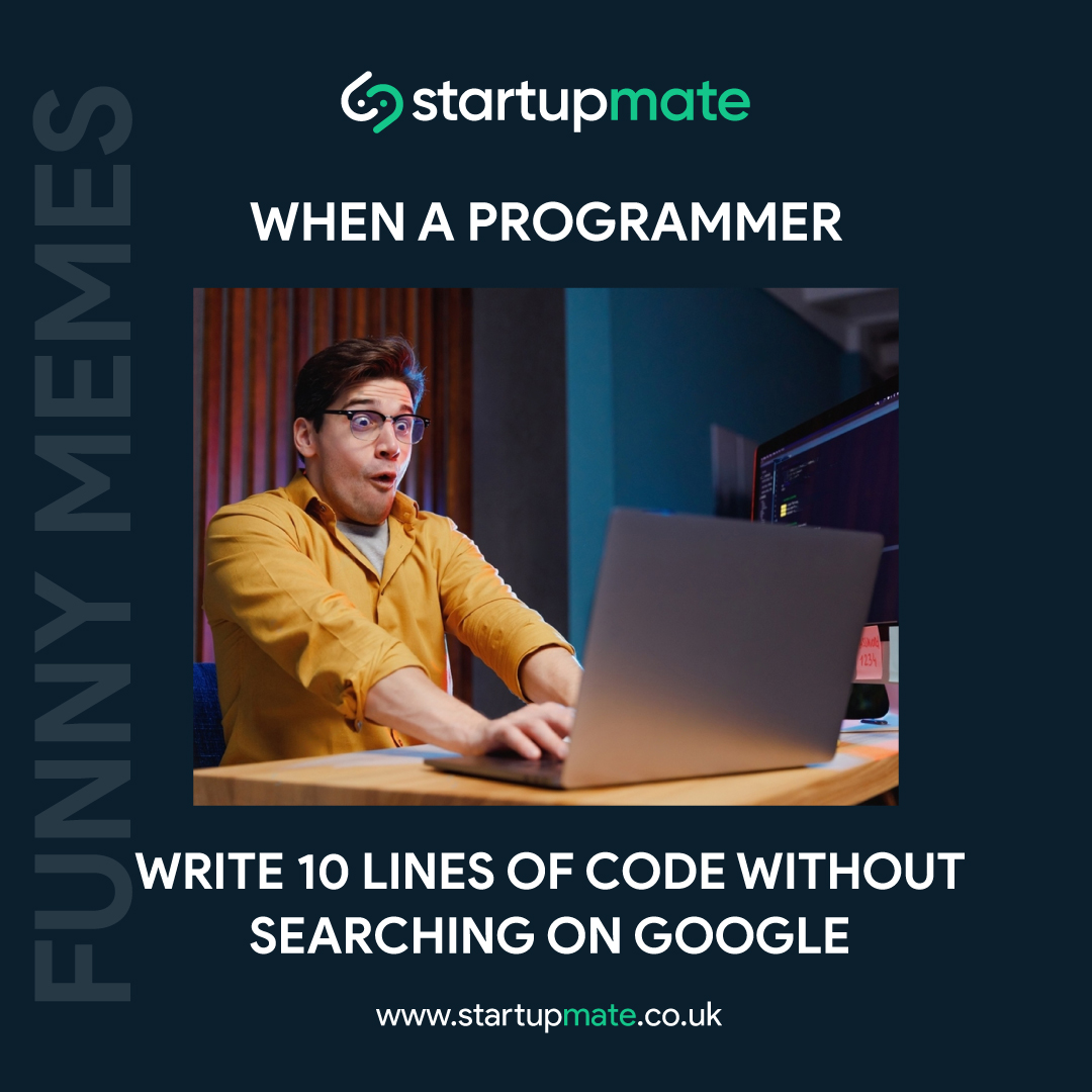 StartupMateUK's tweet image. When a programmer conquers the coding world without a Google search! Tag your coder friends who can relate!
#CodingHeroes #NoGoogleChallenge #ProgrammersLife #Branding #BrandingAgency #StartupConsultant #CorporateAgency #FridayFun #FunnyMemes #BrandingConsultant #Startupmate