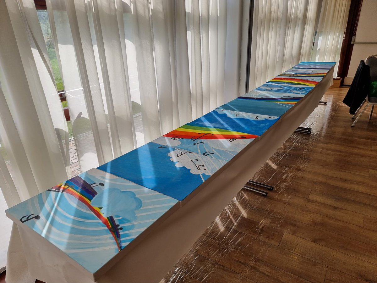 We spent the second half of our away day reflecting on the service and considering how to improve the services we deliver before the grand reveal of our artwork!