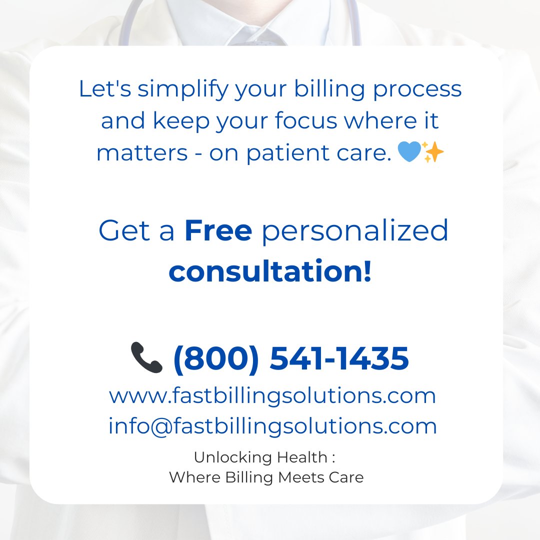 Let’s simplify the chaos and let you get back to doing what you love - caring for your patients! 🌟💙

#EffortlessPaperwork #BillingSolutions #TimeSaver #PatientFocused #StreamlineBilling #FastBilling #HealthcareSolutions #MedicalBilling #BillingSolutions #PaperlessBilling