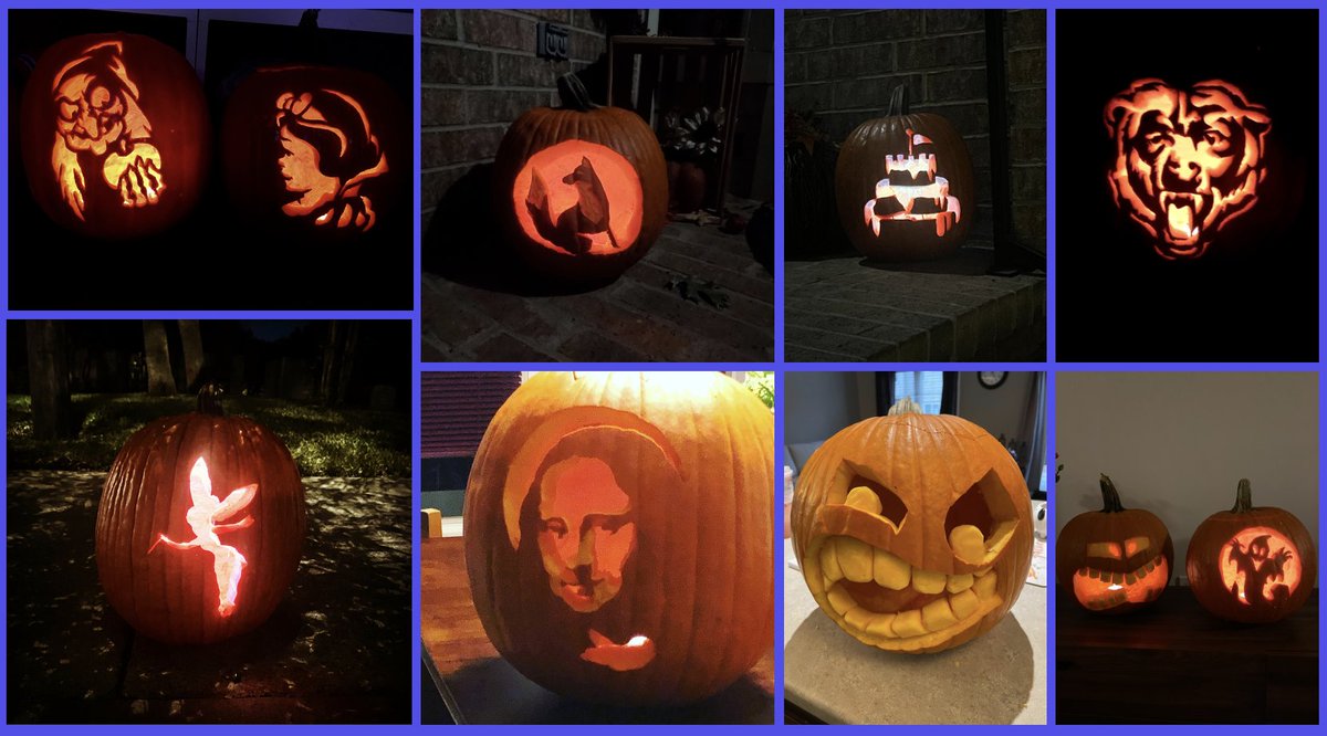 work_tango's tweet image. 🎃 We had to share this gourd-geous display of talent. 🎃

Check out some of the amazing jack-o'-lanterns that WorkTango team members have made. Which design is your favorite? 

#EmployeeTalent #JackOLantern #PumpkinCarving #Art #WorkplaceCulture #LifeatWorkTango