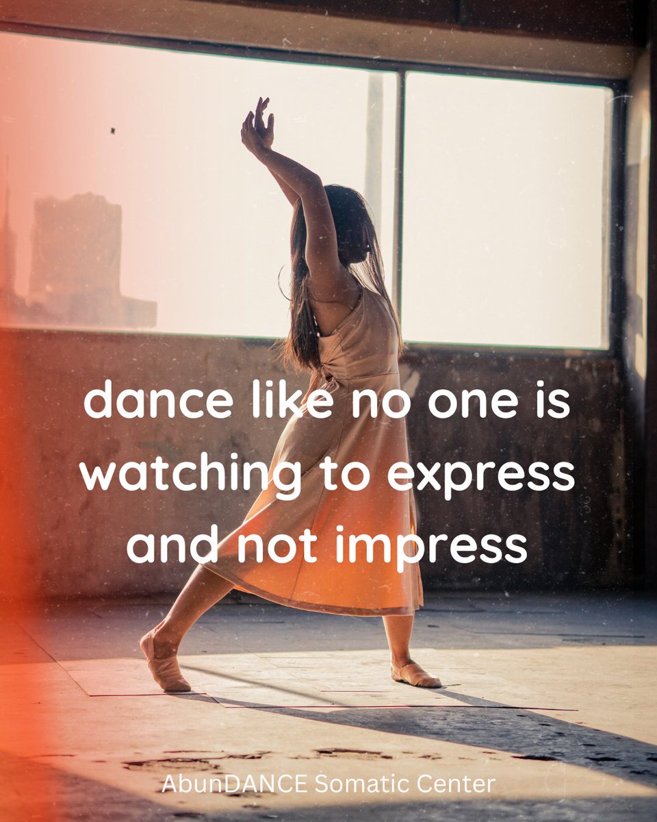 There is power and freedom in #dance and #movement to express our inner truth, needs, thoughts, and emotions. Take some time to move and express. There is healing! 

#abundancesomaticcenter #dance #movement #danceandmovementtherapy #dancetherapy #dancetherapist