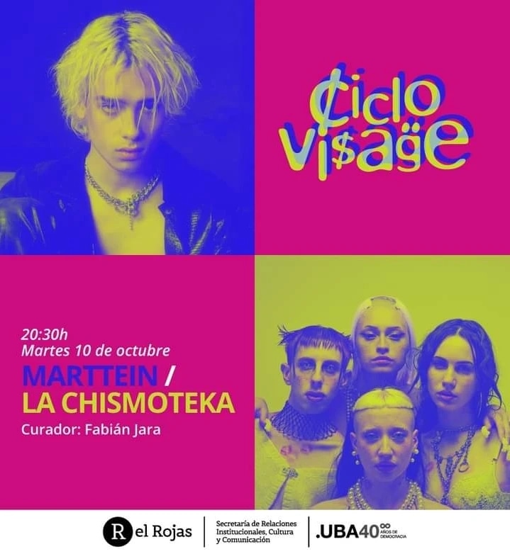 fabianjaraokei's tweet photo. Este martes 10 de octubre primer fecha de el #CicloVisage en @elrojasuba ! #Marttein #LaChismoteka tickets 1000$ acá 👉https://t.co/AEJSV9dJo1 https://t.co/nylWaSQhBR