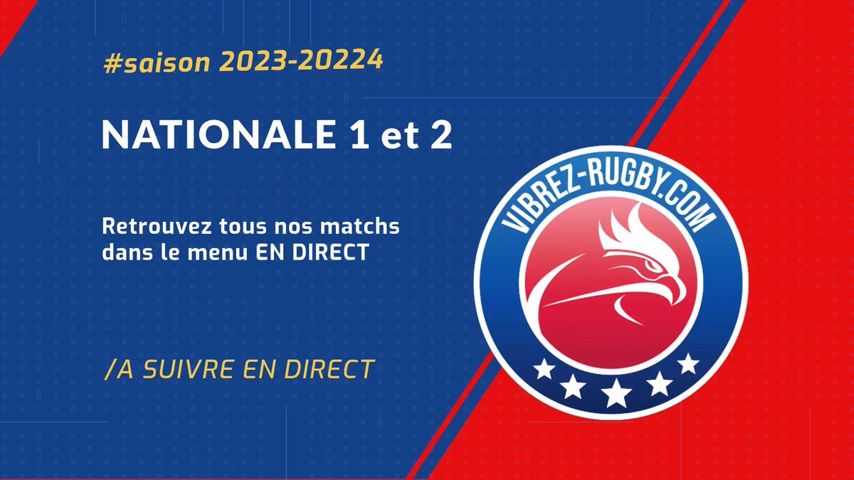 vibrezrugbyd2's tweet photo. Match de Rugby Nationale EN DIRECT
⏩ https://t.co/OT09pMLs6r
19h00 Chambéry - massy
19h30 Bourg en Bresse Vienne
#NATIONALERUGBY #CHAMBERY #MASSY #USBPA #CSV #RCME #SOC #VIENNE #SOCRCME #USBPACSV https://t.co/77wvaqU7zr