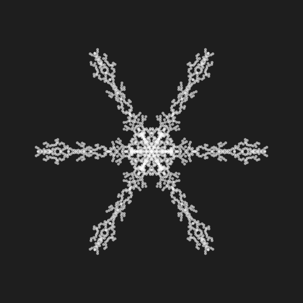 Today I got gifted with one and just now minted one Winter Flower - generative project by <a href="/WinterFlowers22/">❄️ Winter Flowers ❄️</a> 

Check it out in the link👇 and watch the snowflakes - Winter Flowers grow in front of your eyes. 
Each is different just like the real snowflakes 🤘