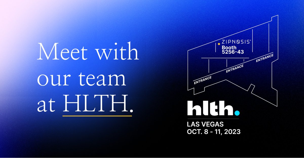 Headed to #hlth2023? We are too! Swing by our Zipnosis booth—or better yet, book a meeting to explore digital first strategies that maximize revenue and clinical capacity. See you in Vegas! hubs.ly/Q024FcG20