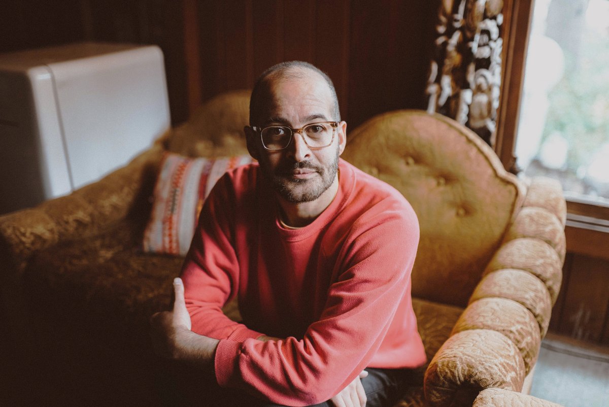 Our high school Visiting Writer program kicks off today with a special appearance from a very important writer, Anis Mojgani, the #OregonPoetLaureate! He came by yesterday to teach a master class to our creative writing students, too! Thank you for visiting us <a href="/mojgani/">Anis Mojgani</a>!