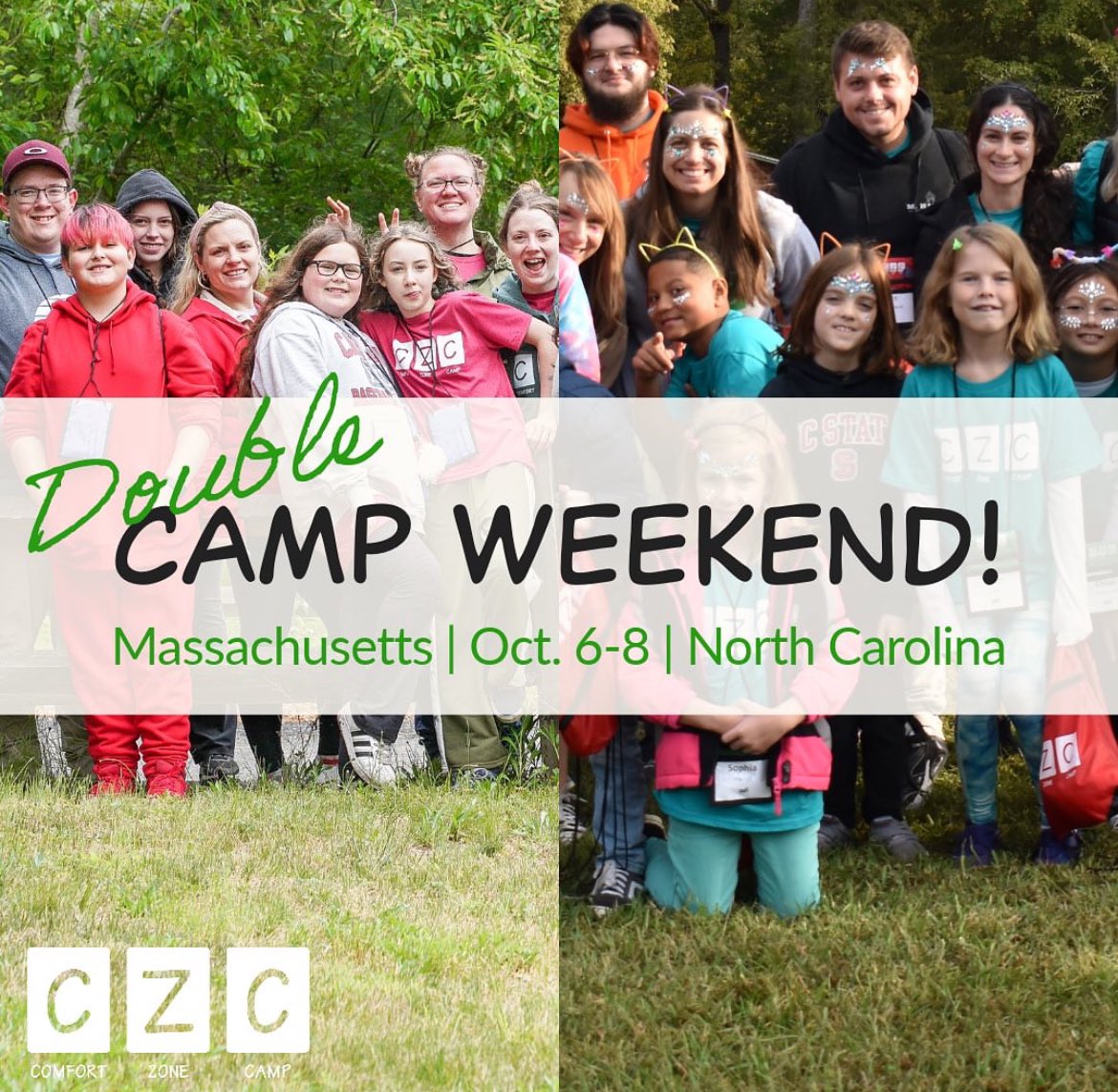 Double Camp Weekend = Double the Fun & Double the Impact! 

Looking forward to amazing stories of healing and connection in Massachusetts and North Carolina!

#GrieveHealGrow ❤️💙💚