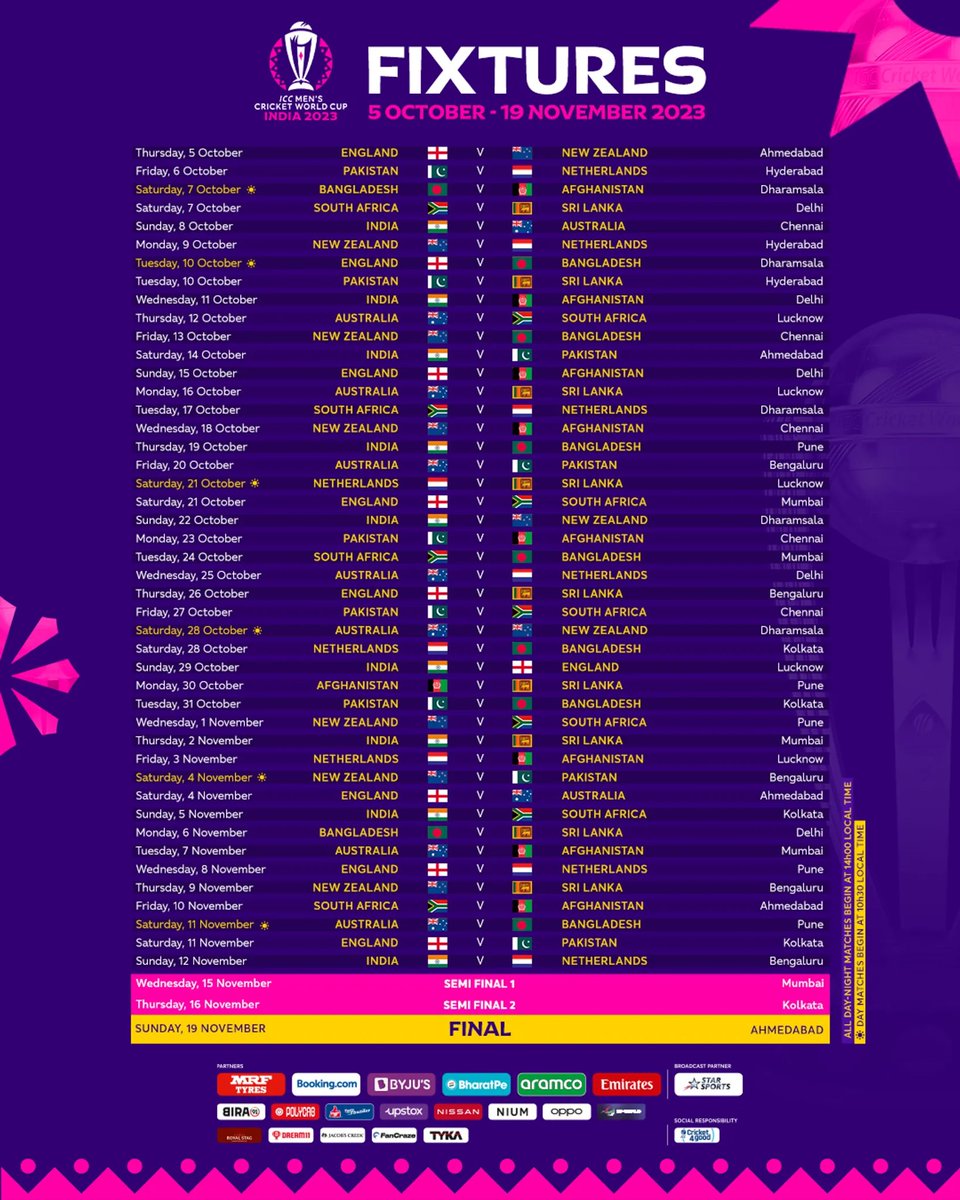 IamMHaroon's tweet photo. The schedule for the ICC Men's Cricket World Cup 2023 in India!!

Join us for live updates of the World Cup 2023. Watch Live Streaming #CWC23 

Download App From➡️ https://t.co/eXzPmJrbEn 

#live #Sportsliveto #liveStramingAPK #ScoreUpdates #icccricketworldcup2023 #WorldCup2023 https://t.co/zQnl2bSv6o