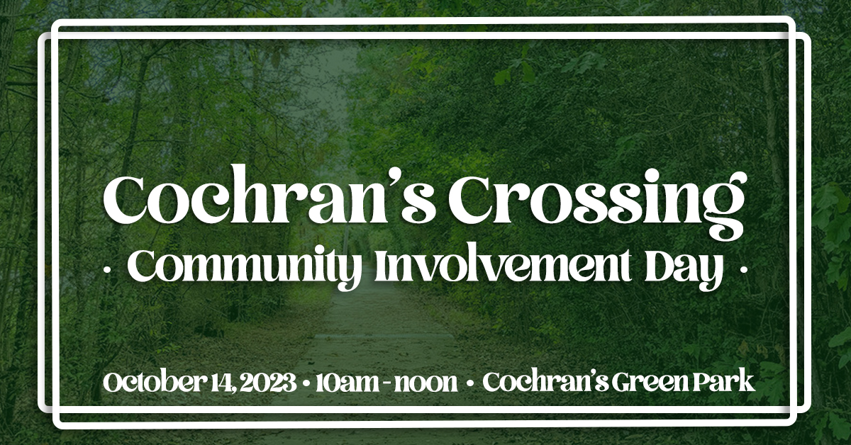 CCVillageAssoc's tweet image. Join your neighbors at the #CochransCrossing #Community Involvement Day October 14 at Cochran&apos;s Green Park!

#thewoodlands #thewoodlandstx