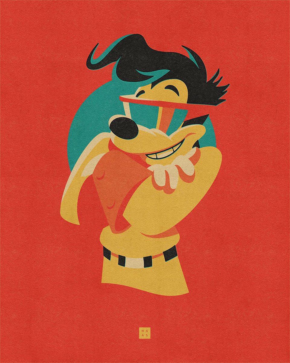 ArtofDanny's tweet photo. Day 6 of #disneydrawtober Max Goof as Powerline. https://t.co/8XbabChJ7t