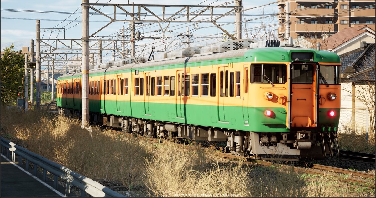 rts_trainsim's tweet photo. 長野色・湘南色
色テストです
#UE5 #走る列車 #gamedev #screenshotsaturday https://t.co/TgRPvcSqri