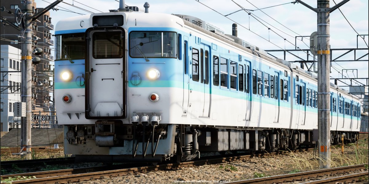 rts_trainsim's tweet photo. 長野色・湘南色
色テストです
#UE5 #走る列車 #gamedev #screenshotsaturday https://t.co/TgRPvcSqri