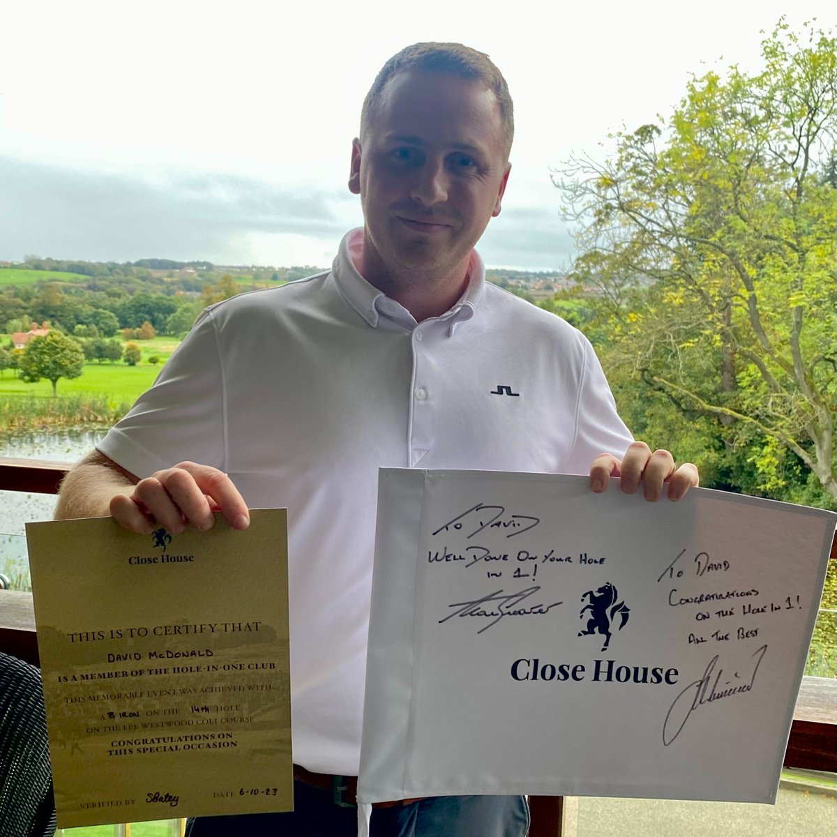 CloseHouseGolf's tweet photo. A huge and very warm welcome to everyone attending the annual @alanshearer   Foundation Charity Golf Day and congratulations to our 2023 winners, who may have had a slight advantage in their team this year!! Sir Graham Wylie, Rob Armstrong, Jonathan Lupton &amp; …. @WestwoodLee https://t.co/mXbIJGPkSD