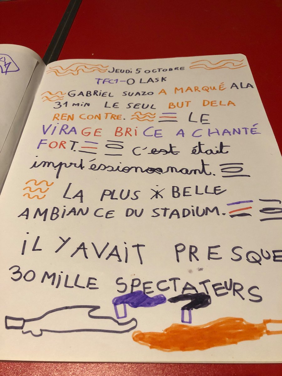 TokyoDiagonale's tweet photo. Si @lequipe a besoin d’un pigiste pour les comptes-rendus du @ToulouseFC, mon fils est chaud ! #TFCLASK https://t.co/2wIWI2UYFm