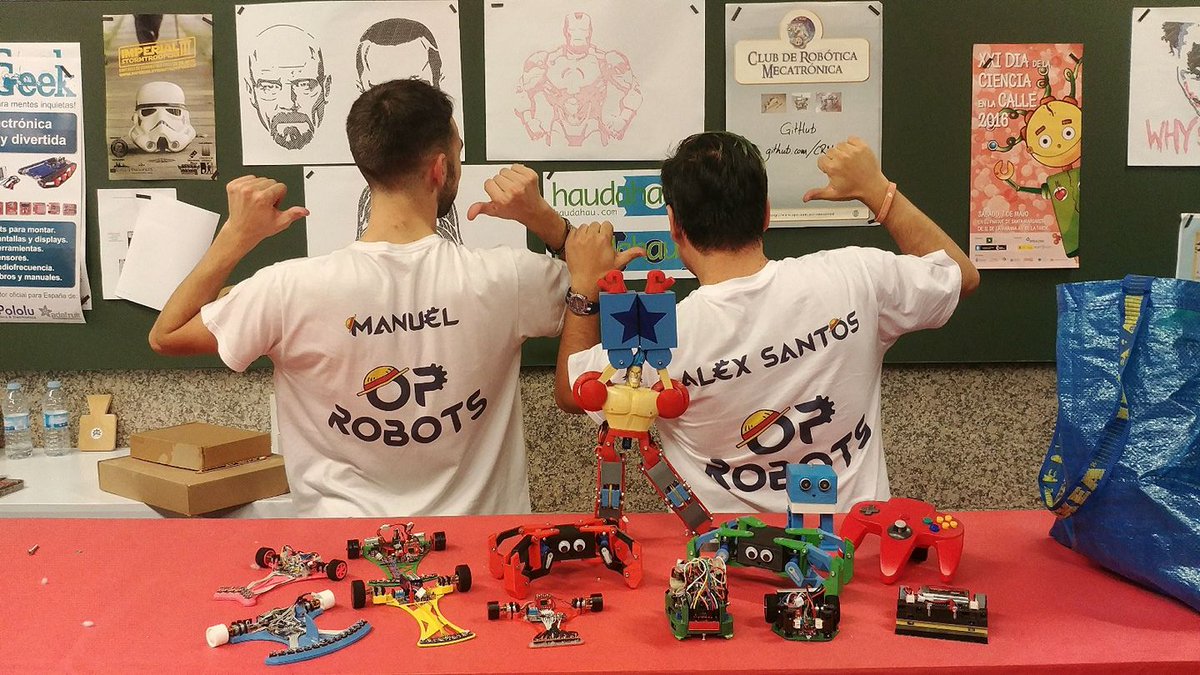 OSHWDem's tweet image. El broche de las charlas de la jornada de la #OSHWDem2023🐙 lo ponen los compañeros de @OPRobots con su charla sobre robots con motores brushless. 

¡Descubre el poder del Field Oriented Control en esta charla! A partir de las 18:30 🤖