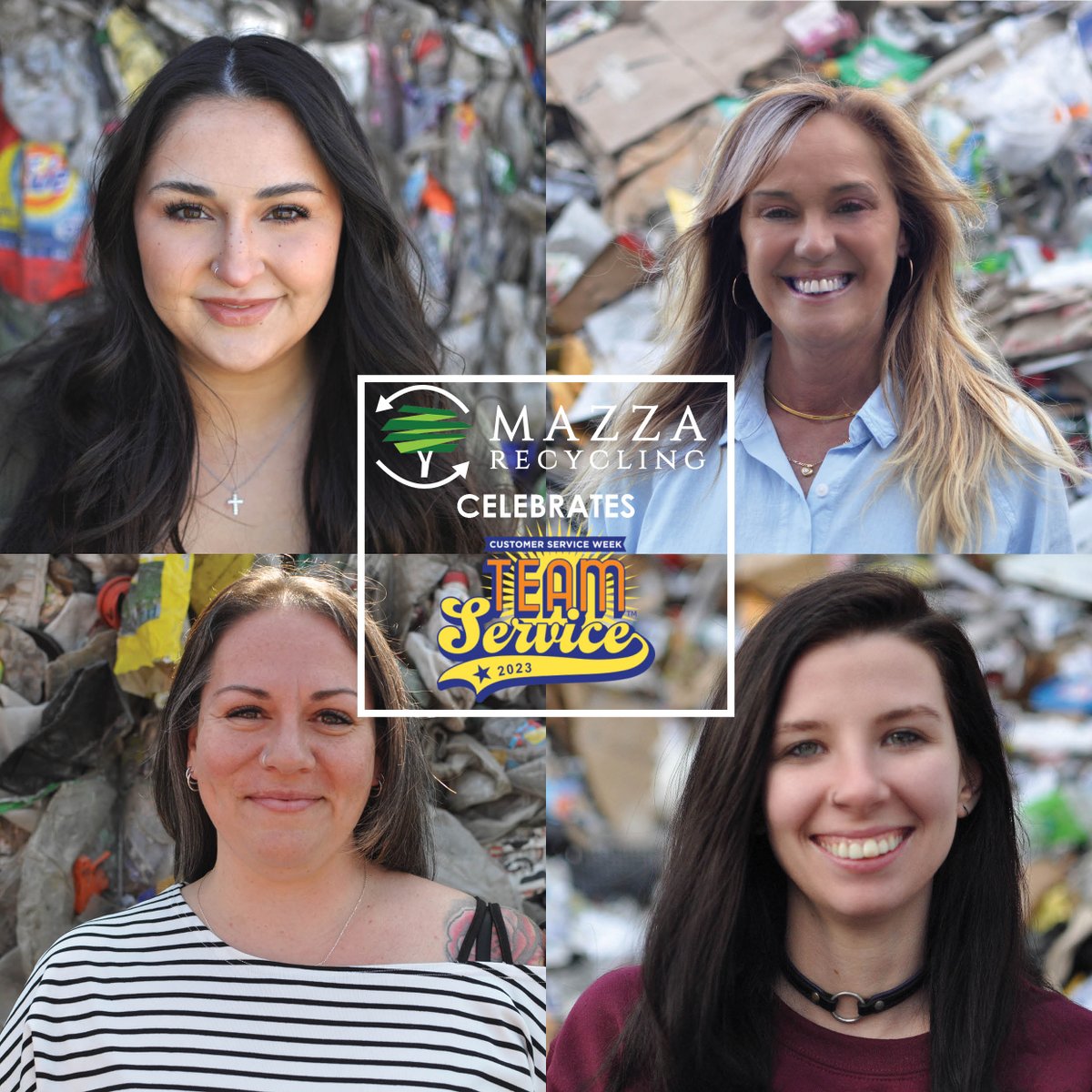 We wanted to take a moment to thank Patty, Sam, Denise, and Kristin in honor of Customer Service Week. Their positive attitudes, attention to detail, and ability to go above and beyond for our customers is an inspiration to all of us. #CustomerServiceWeek #TeamMazza