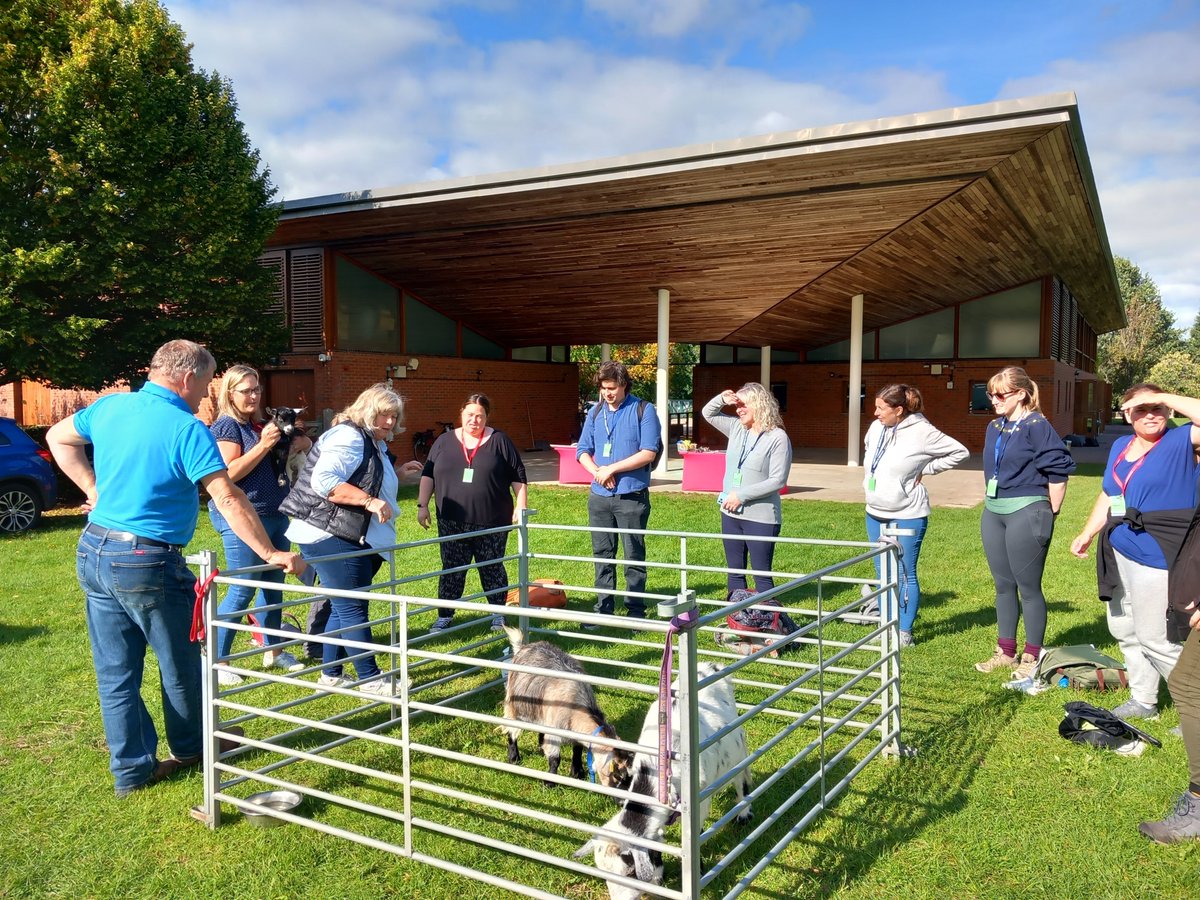 Had lots of fun leading 'Bringing the farm to your school' sessions at the Hampshire Education Outdoor Teachers Conference at <a href="/Hilliers/">Hilliers</a>, thank you so much Mucky Bucket Farm for bringing along your goats and chickens, they were the real stars!
<a href="/LEAF_Education/">LEAF Education</a>
