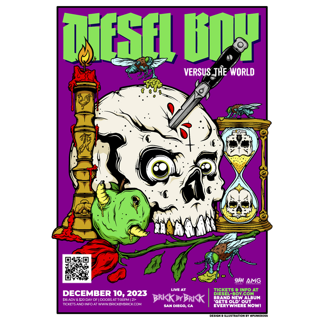 Brick by Brick (@brickbybricksd) on Twitter photo JUST ANNOUNCED 🌴🛹 Santa Rosa punks #DieselBoy hit Brick on Dec. 10, 2023 with label mates <a href="/vstheworld/">VERSUS THE WORLD</a>—tickets are on sale now! bit.ly/DieselBoySD #LiveAtBxB <a href="/sbamrocks/">SBAM - Art, Fest & Records</a> <a href="/SD_PunkShows/">San Diego Punk Shows</a> JUST ANNOUNCED 🌴🛹 Santa Rosa punks #DieselBoy hit Brick on Dec. 10, 2023 with label mates <a href="/vstheworld/">VERSUS THE WORLD</a>—tickets are on sale now! bit.ly/DieselBoySD #LiveAtBxB <a href="/sbamrocks/">SBAM - Art, Fest & Records</a> <a href="/SD_PunkShows/">San Diego Punk Shows</a>