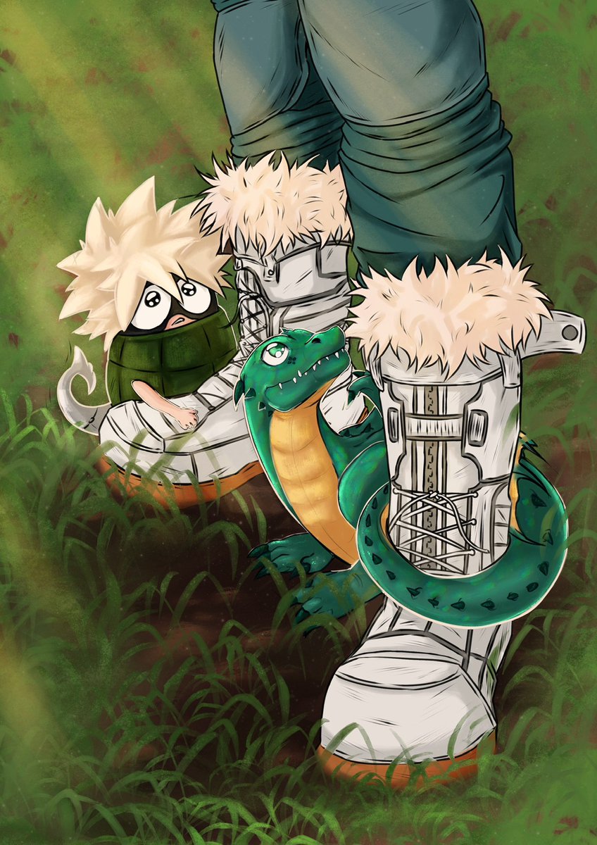 wittleAS's tweet image. COLLAAABBB!! @NyxArt_ had this awesome idea of the sweet babies giving Kats big sparkly eyes 🥹. 

Her infamous Dynamy melts my heart 😭

#bkdk #dynamy #dragondeku #dkbk