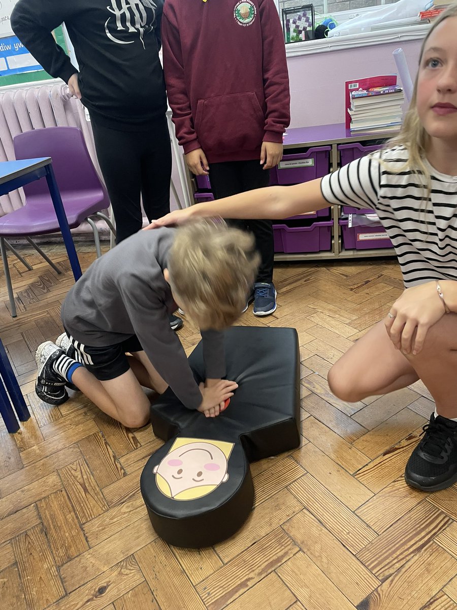 Stayin’ Alive 🕺We learned the rhythm to CPR today!