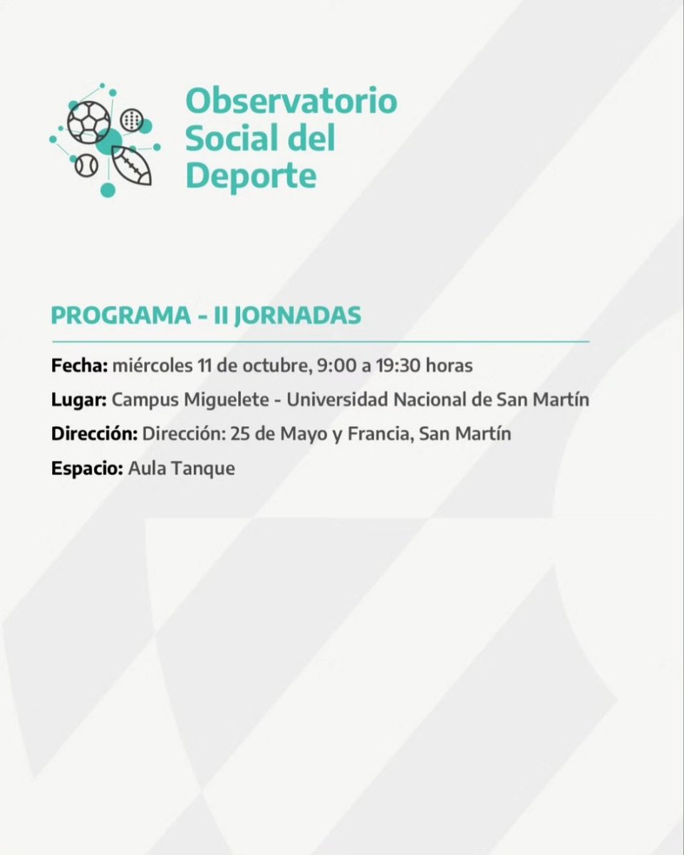 Observatorio Social del Deporte tweet media