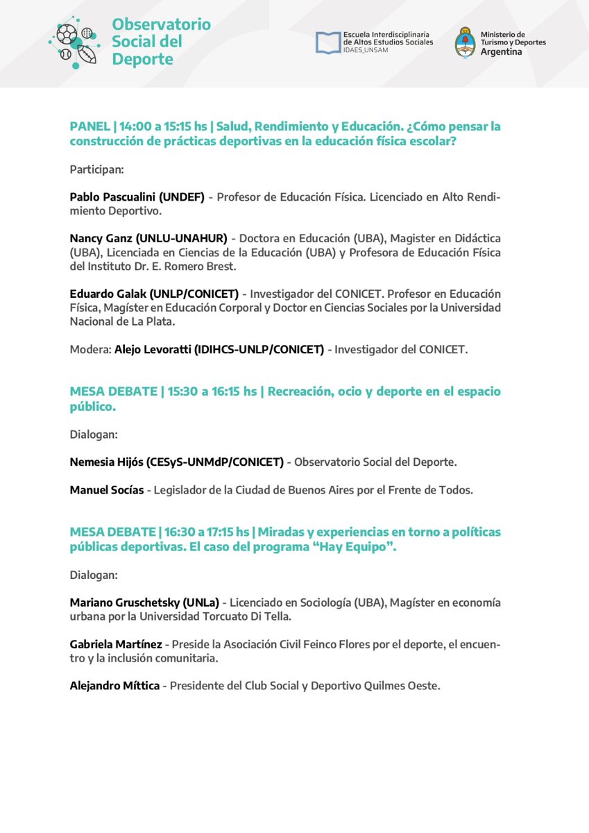 Observatorio Social del Deporte tweet media
