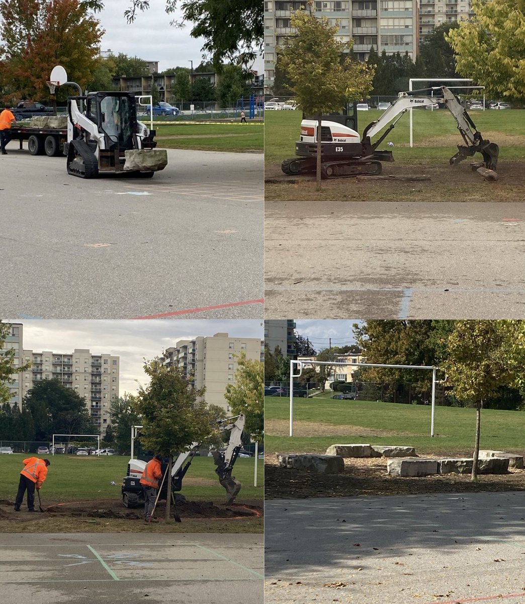 Our class has had an interest in Transportation. Luckily, we were able to watch the Skid Steer and Mini Excavator work in our school yard! 🚧
<a href="/DonnellyEmilie/">Mrs. Donnelly</a> <a href="/louisearbourfi/">Louise Arbour FI</a> <a href="/TVDSBKinder/">TVDSBKindergarten</a>