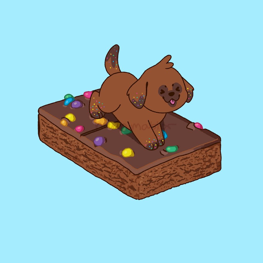 cosmic brownie puppy!!!! :3c