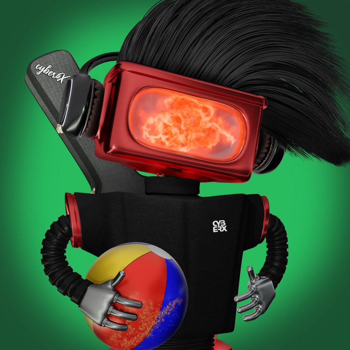 Did you head a productive summer cyberbots? ⛱️ 🌞

Let's celebrate the passing summer with a giveaway, to win the CyberX #5045, do the following: 🤖

✅Follow us: <a href="/Cyberbots1/">CYBERBOTS | CYBERX</a>
✅Like and Repost 
✅Tag one friend 

#CardanoADA #Cardano #CardanoCommunity