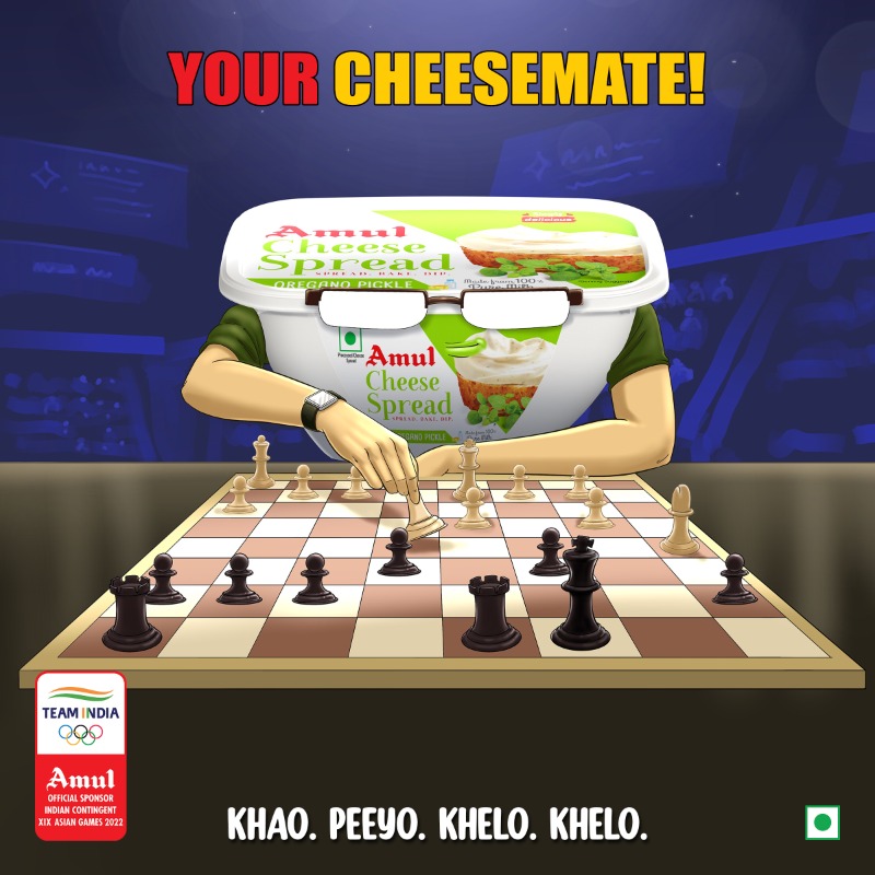 Amul_Coop's tweet photo. Amul Cheese Spread is a winner all the way. It flatters taste buds and soothes the soul. Just dig in, scoop it and spread it. And gear up for a delicious joyride.
#AmulIndia #AmulCheeseSpread https://t.co/xcQKA5vYhi