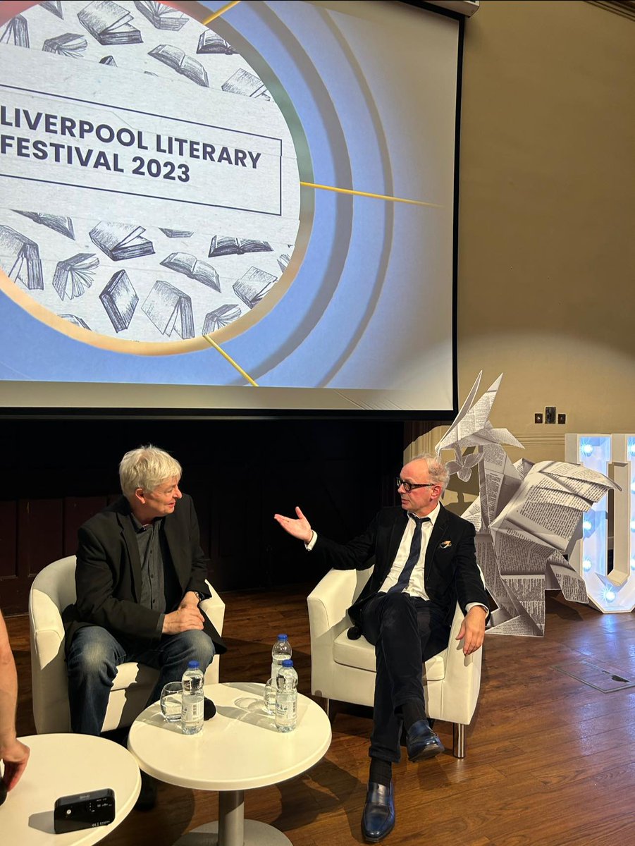 LivUni's tweet photo. It’s the first day of the Liverpool Literary Festival! This evening we’re pleased to welcome @JonathanCoe and Anthony Quinn in conversation with Dr Lucienne Loh 📚

There’s lots more to look forward to over the weekend, see what’s on here: https://t.co/RP1SUFD260 https://t.co/zGp8XU5y2X