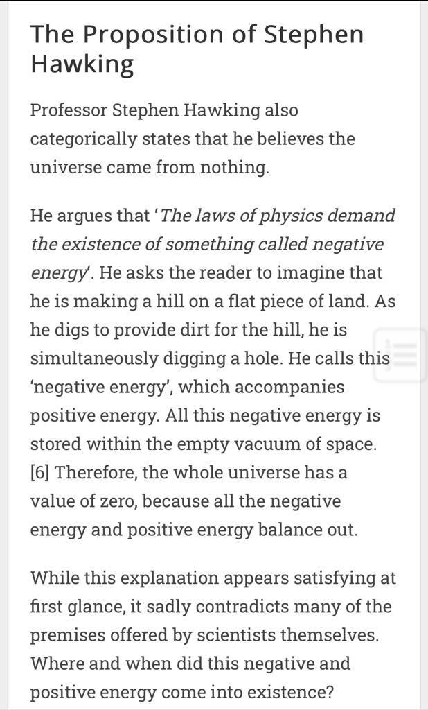 @PhysInHistory An interesting article on this topic: 'Why the Universe Points to God – #TheExistenceProject' 👇🏾 reviewofreligions.org/41482/why-the-…