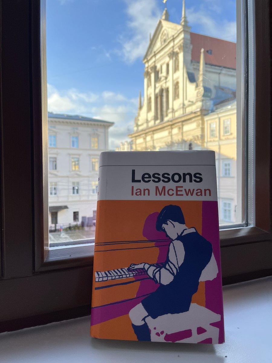 ‘Reading Lolita in Teheran’? No, Reading Lessons in Lviv. Looking forward to discussing his ‘Lessons’ and my ‘Homelands’ with Ian McEwan (also my lessons and his homelands) in Cheltenham at @cheltfestivals next Monday 9 October 3 PM. Book now