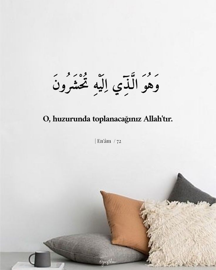 O, huzurunda toplanacağınız Allah’tır.

En'am 72