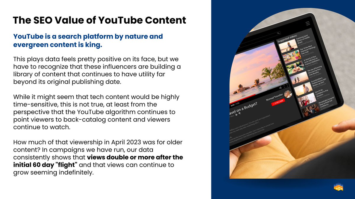 Smart marketers know that optimizing their content for search is the key to standing out in the YouTube landscape. 

Check out the full whitepaper here: hubs.ly/Q024FznX0

#YouTubeSEO #SEOStrategy #MarketingTips #Whitepaper #Research #InfluencerMarketing