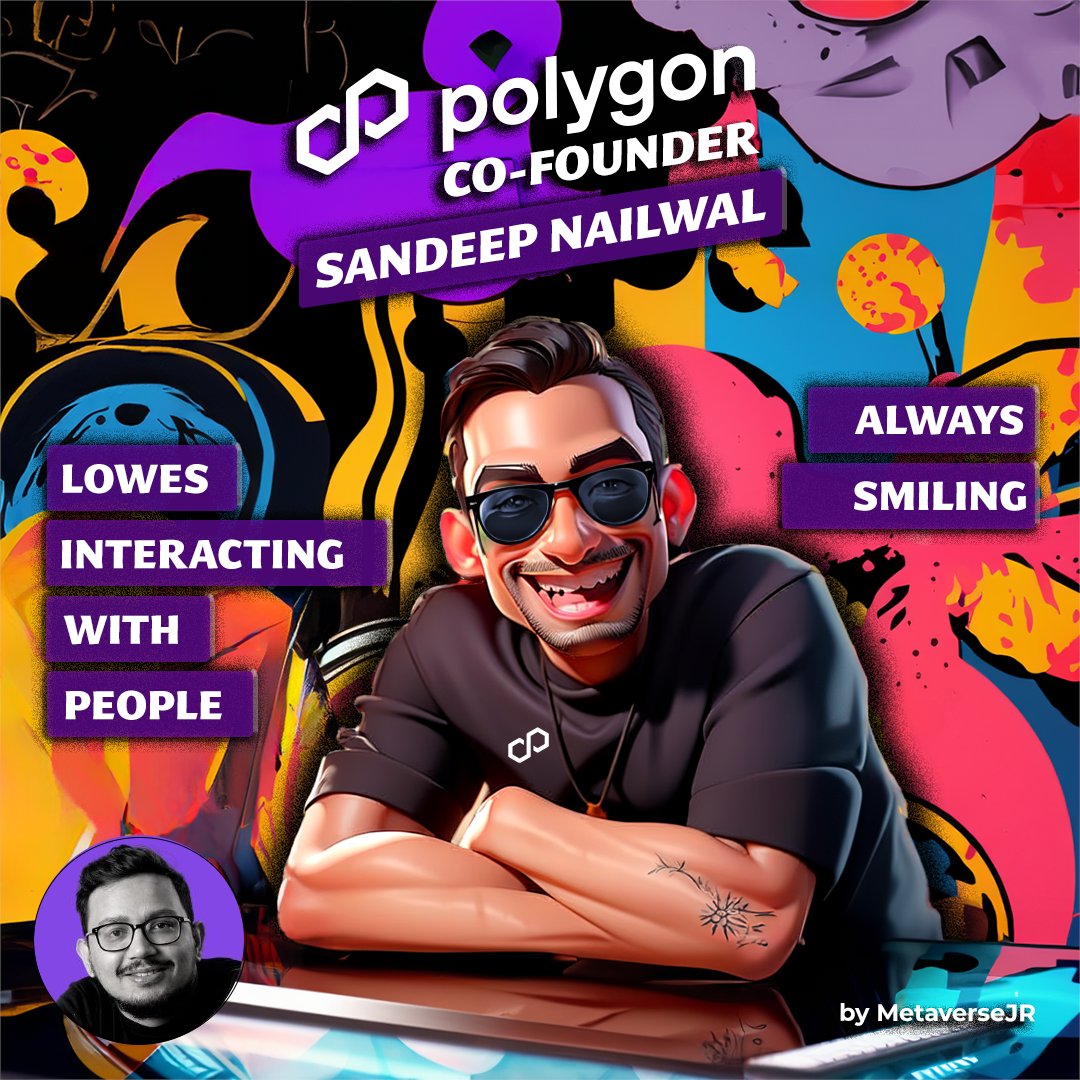 MetaverseJR's tweet image. 🤔What do you think is the most striking feature of @sandeepnailwal, who consistently works with all his teammates to foster the @0xPolygon ecosystem? According to me;

🔥Passion for blockchain &amp;amp; crypto,
🗣️Interacting with people,
and👇

#PolygonHub #SocialMining @0xPolygonLabs