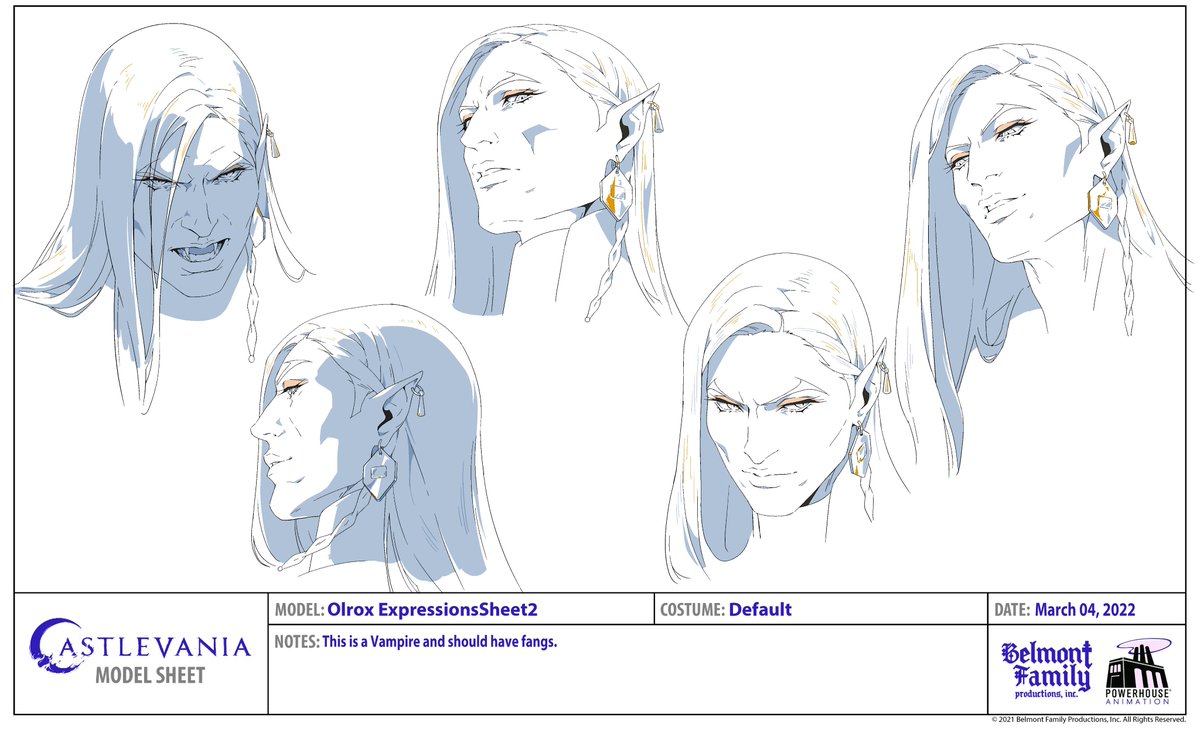 Thank you for watching #CastlevaniaNocturne !! I was character design supervisor this season and working with the whole team was a fantastic ride. 

I got to design Olrox and I've been really enjoying seeing fanart of him😳