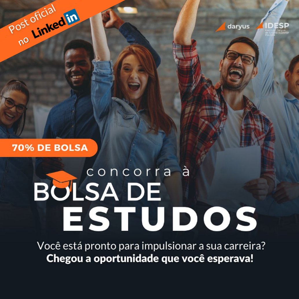 🔥 Oportunidade ÚNICA: Bolsa de Pós-Graduação no IDESP!

💵 De valor integral para apenas 30% (70% de bolsa 🔥)
⏳ Inscrições abertas por tempo limitado
👥 Junte-se aos futuros líderes de sua área
⭐ Bolsa com alto reconhecimento e impacto em cursos de pós-graduação dentre os