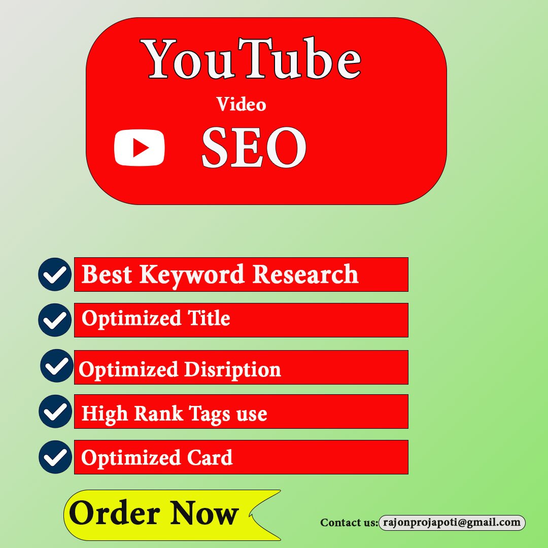 rajendrokumar's tweet image. YouTube Videos (SEO) Benifits !! 

#youtubeseo #youtube_video_seo #seo #SearchEngineOptimization #youtubers #youtube_promotion #keywordresearch #highranked_tags #youtube_optimized  #optimized_title #optimized_description #rajendro_kumar #seo_experts