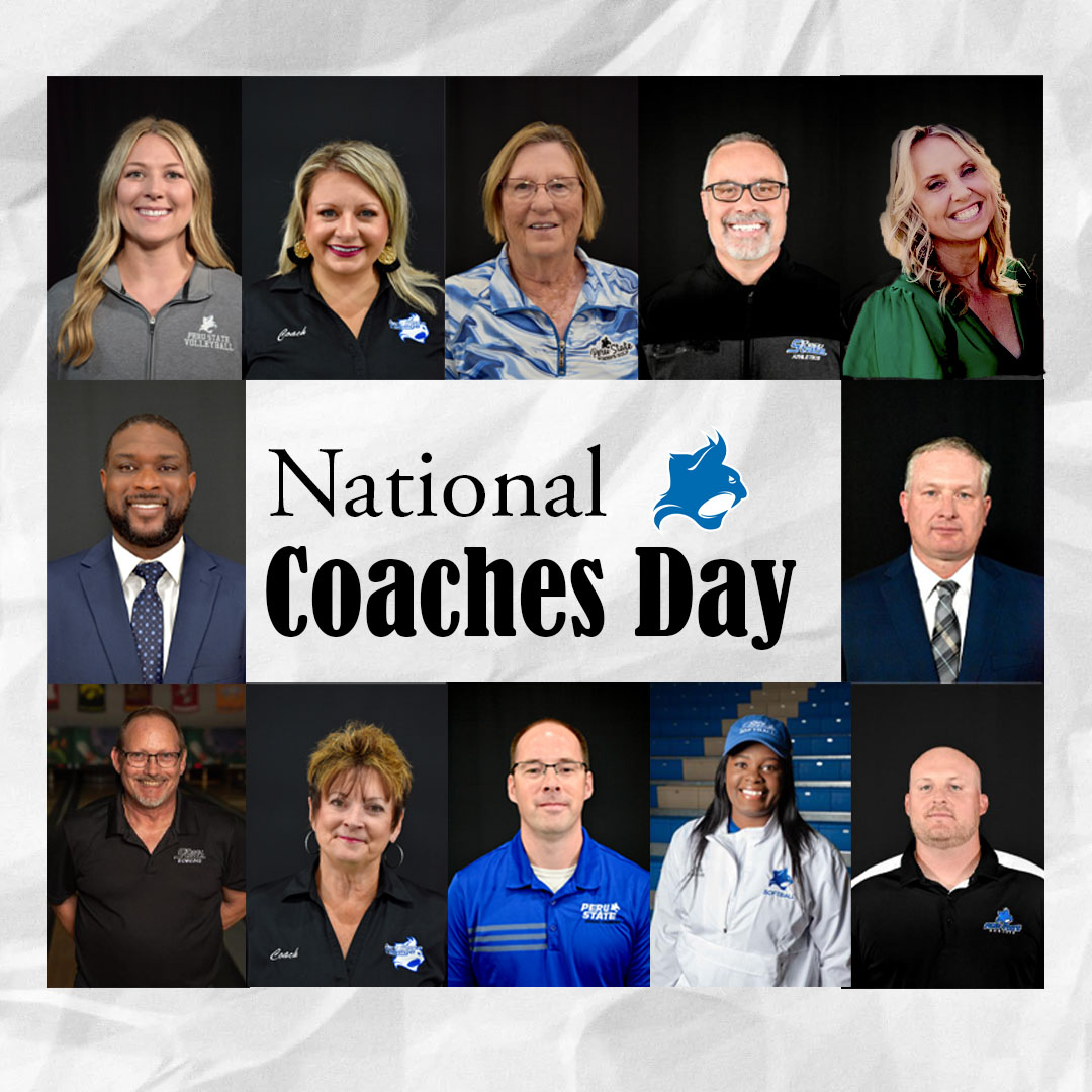 🎉Happy National Coaches Day! 🏆
We appreciate all of our Bobcat Coaches and all of the hard work that you put into making our athletes succeed! Thank you for everything you do!

#ClawsOut | #PeruState156