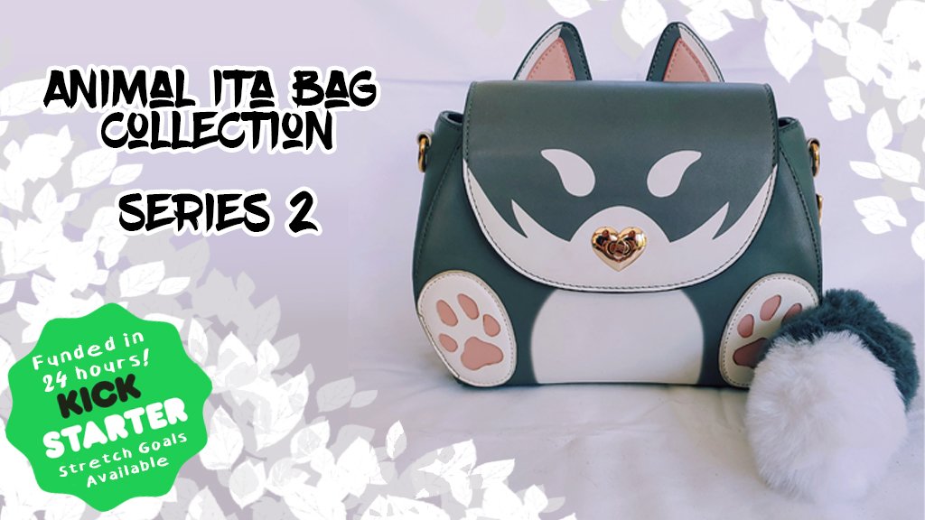 BonBoof's tweet photo. WOLF BAG is FUNDED!! 🎉

Next up is the Black Kitsune bag! Follow the campaign via the link in my bio 🐾 https://t.co/gKkUA51MdW