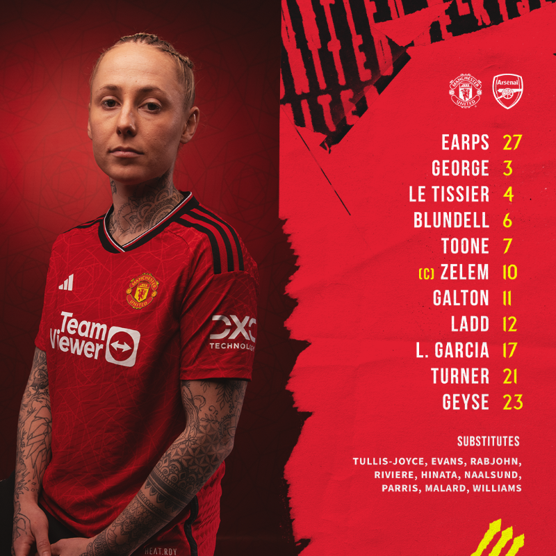 ManUtdWomen's tweet photo. 🚨 Presenting our first home #WSL line-up of 2023/24! 🔴

Let's go, Reds! 💪

#MUWomen