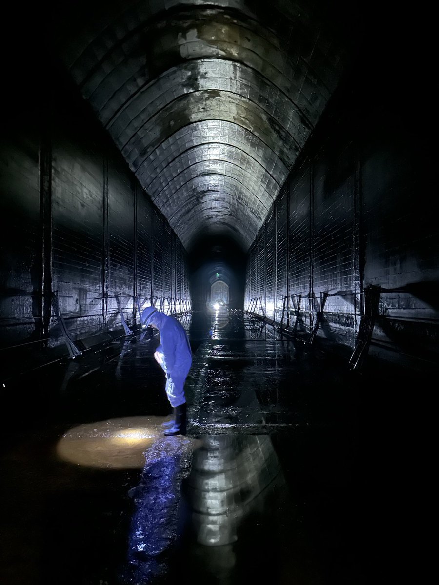 Fife_Coll_Sound's tweet photo. What an amazing experience! @fifecollege Screen and Sound students recording @emma_jane_lloyd Bede Williams and Alex South from the @StAndrewsMusic in the Inchindown Oil Tanks. The longest reverb in the world. 🤯 https://t.co/WOqM7Cm96l