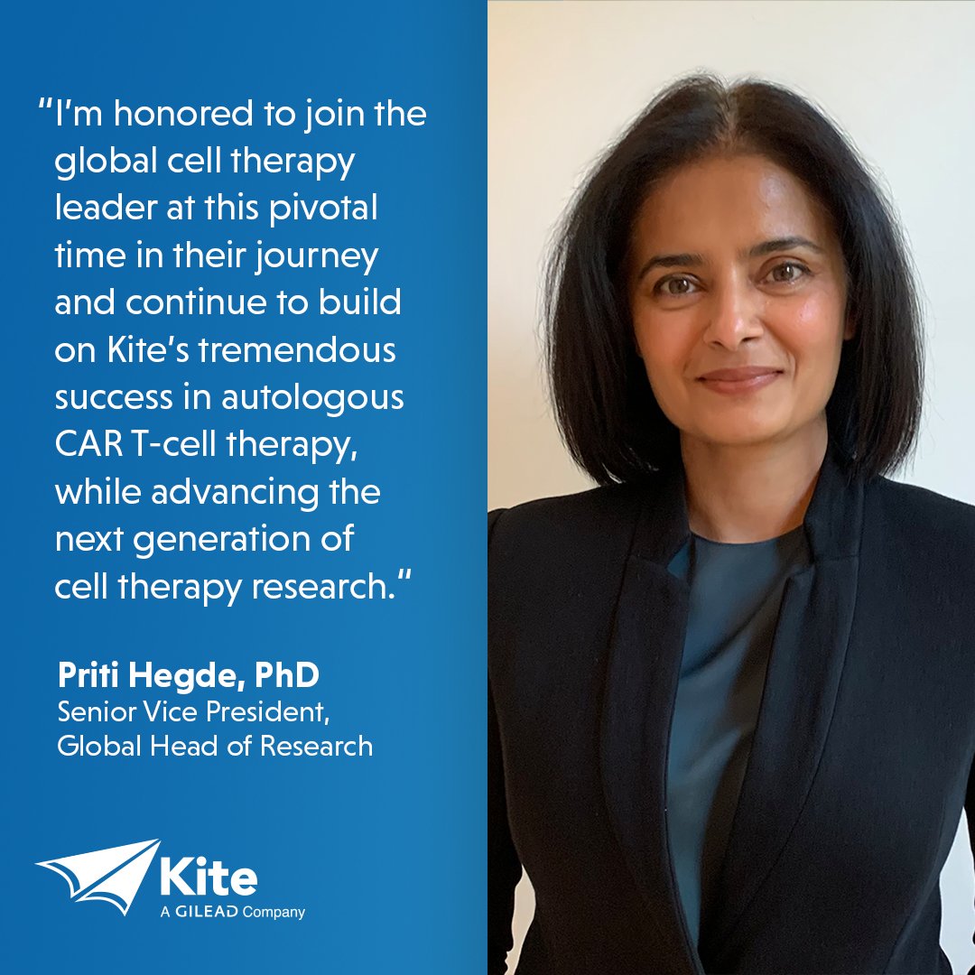 Kite, a Gilead Company KitePharma , Twitter Profile