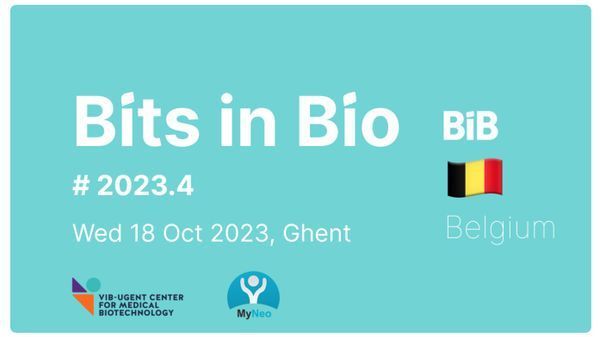 Bits in Bio 2023.4 🧬🤖  Bits|Bio: I (👤 buff.ly/3ZB2gRz) will showcase a series of use cases of how LLMs like GPT-4 are applied in biotech.

Read more 🔗 buff.ly/3PxML8t 
📅 18th October | Ghent | Bits in Bio Belgium